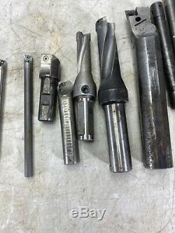 Lot 40 Used Tool Holders, Indexable Boring Bars CNC Machining