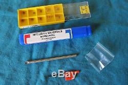 MITSUBISHI WCMT 3/16 BORING BAR LATHE TOOL HOLDER MSWLOR055 With CARBIDE INSERTS