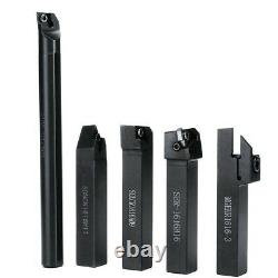 New 16mm Shank Lathe Boring Bar Turning Tool Holder/Inserts/Wrench Kit