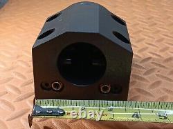 New 2 I. D. Lathe Tooling Block 80mm x 55mm Bolt Hole Pattern Boring Bar Holder
