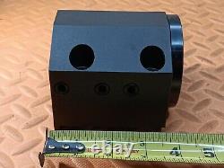 New 2 I. D. Lathe Tooling Block 80mm x 55mm Bolt Hole Pattern Boring Bar Holder