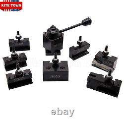 OXA Wedge Type 250-000 Tool Post Holder Set + 2 extra 250-001 For Lathe up to 8