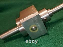 Precision lathe 2 1/4 square head boring tool holder with boring bar and cutter