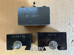 Qty (3) Aloris Tool Holders Cxa41, Cxa5, Cxa54 Boring, Morse Taper #3mt #4mt