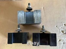 Qty (3) Aloris Tool Holders Cxa41, Cxa5, Cxa54 Boring, Morse Taper #3mt #4mt