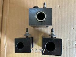 Qty (3) Aloris Tool Holders Cxa41, Cxa5, Cxa54 Boring, Morse Taper #3mt #4mt