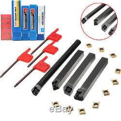 SCLCR 12mm Lathe Index Boring Bar Turning Tool Holder With CCMT 09T3 4pcs/Set