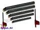 Sclcr 8, 10, 12, 16, 20 Indexable Boring Bar Set 5 Pcs With Ccmt High Precision