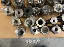 Set of 51 CNC Tool Holder Boring Bar Sleeves 1 1.5 From Doosan 240 Machine