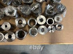 Set of 51 CNC Tool Holder Boring Bar Sleeves 1 1.5 From Doosan 240 Machine