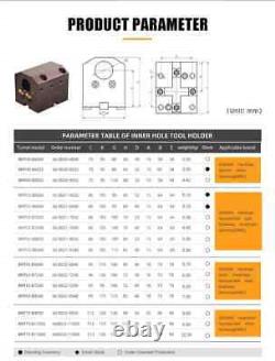 US Stock SFX BMT55 B6032 Boring Bar Fixed Tool Holder QT500 Cast Iron Inner Hole