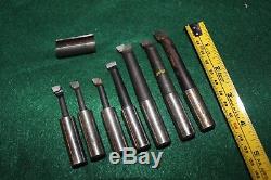 USA Made FLYNN No. 63 Boring tool holder 18 Carbide boring bars EXCELLENT