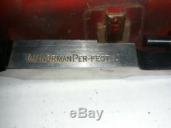 Vintage Van Norman Perfect-O Boring Bar Kit Wooden Tool Holder with Micrometer